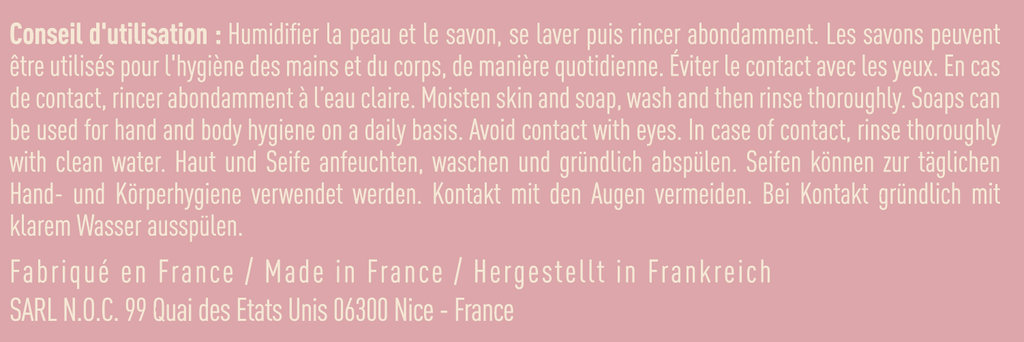 Savon solide à l’huile d’olive parfum ROSE 130 gr-  Millea