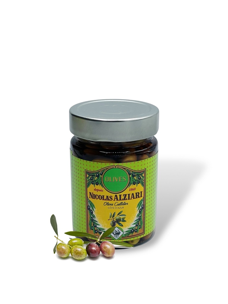 Olives cailletier 220 g (pot) - Alziari