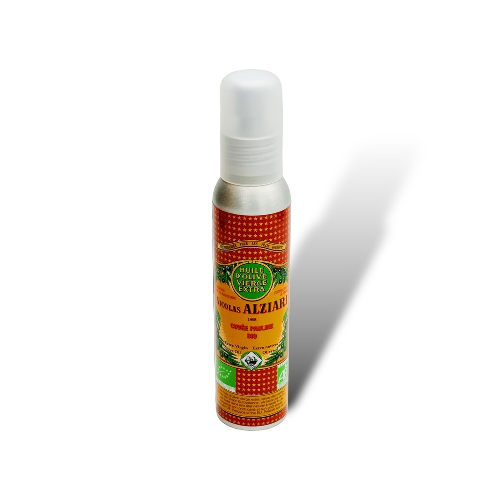 Huile d'olive cuvée Pauline 100 ml flacon POMPE Bio* - Alziari