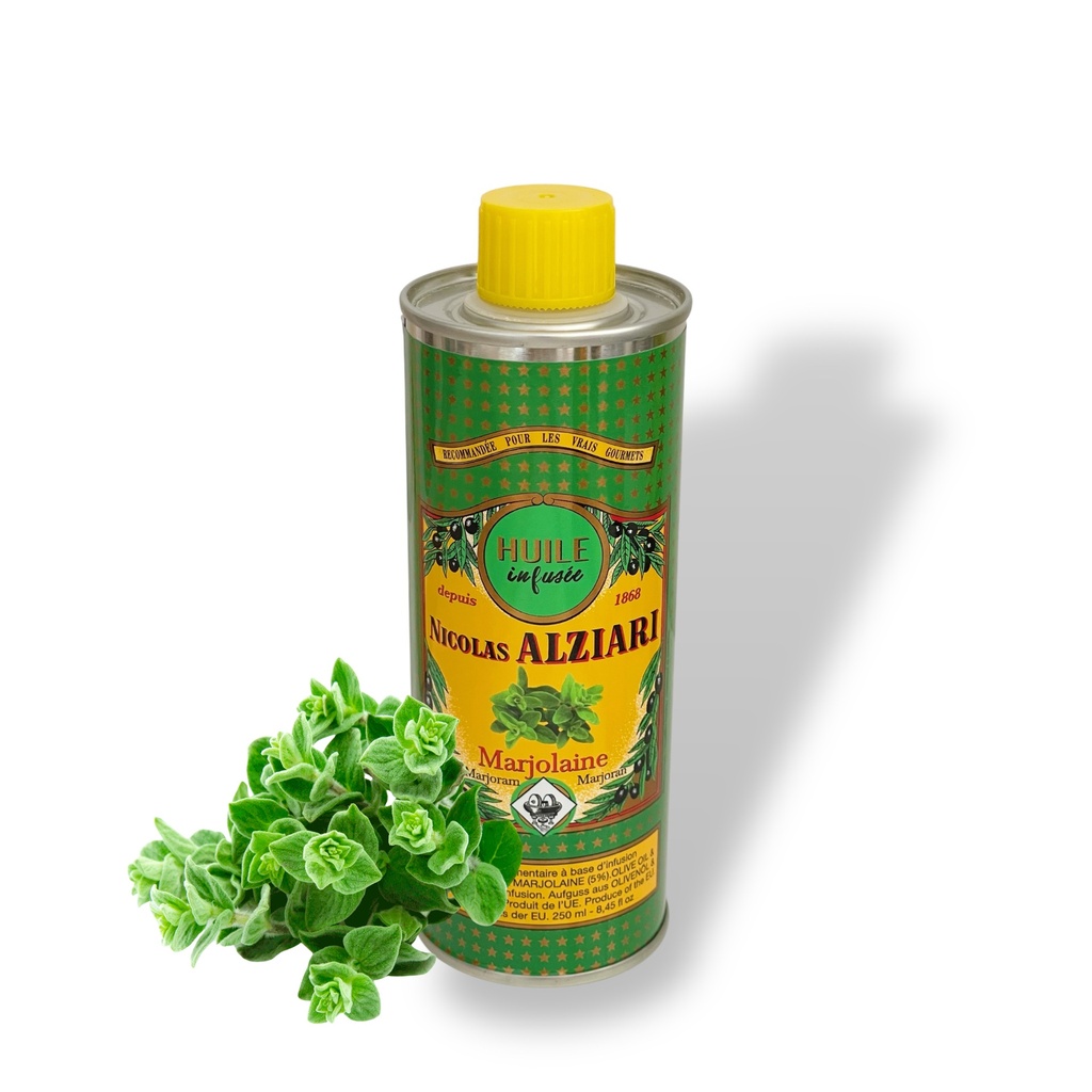 Huile d'olive infusée MARJOLAINE 250 ML - Alziari