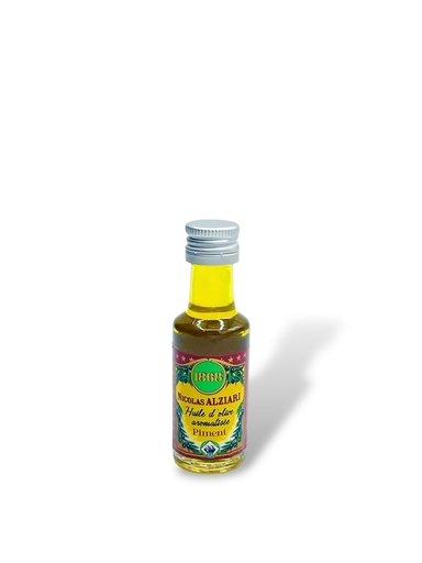 [5058] 20ml miniature glass bottle Olive oil Chili flavored - Alziari