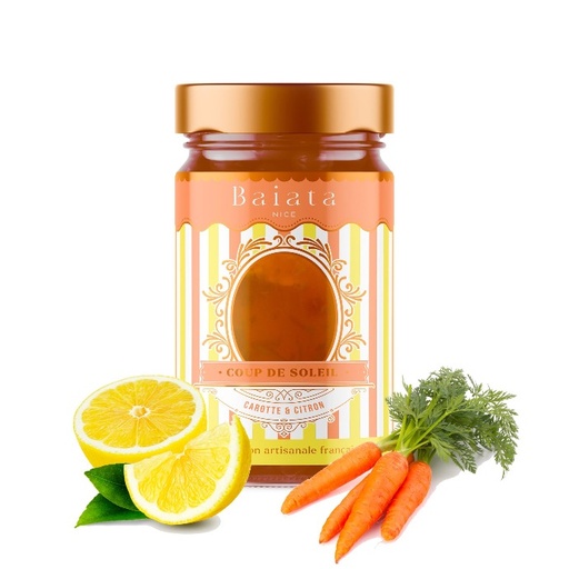 [5094] Fruchtdelikatesse: Karotte & Zitrone "Sonnenbrand " 230 g - Baiata