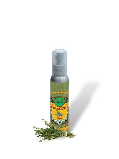 [1142] 100ml Sprühflasche aromatisiertes Olivenöl Thymian - Alziari