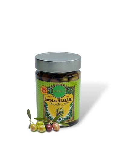 [1267] 220g jar PDO olives Nice