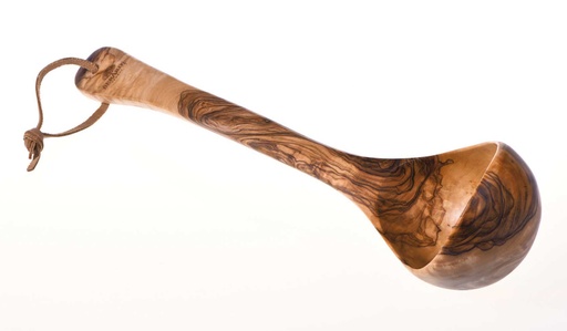 [132] Louche GM en Bois d'olivier 30 cm