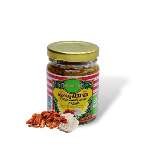 [1451] 80g sundried tomatoes and ricotta ORGANIC *