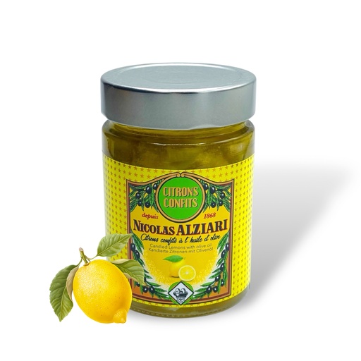 [1719] Citrons confits à  l'huile d'olive 300 gr - Alziari