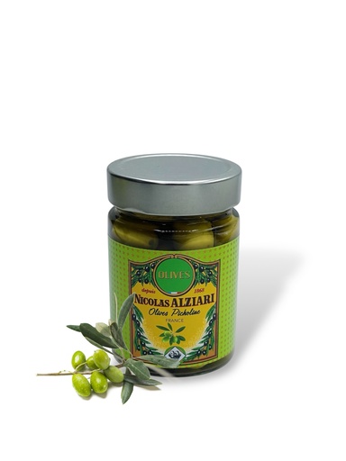 [1720] Bocal Olives Picholine 200gr - Alziari