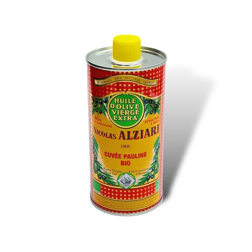 [4332] 500ml tin Olive oil fruity and intense - Cuvée Pauline - ORGANIC* - Alziari 