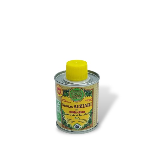 [4555] Bidon huile d'olive cuvée César 100 ml (AOP Nice) BIO* - Alziari