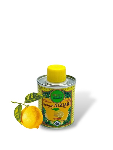 [4556] Bidon huile d'olive CITRON 100 ml - Alziari