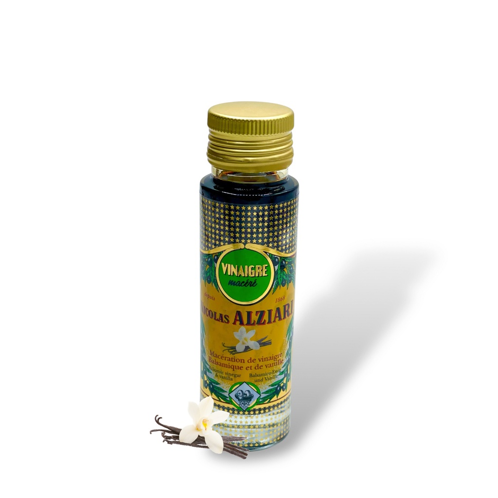 vinaigre balsamique à  la VANILLE 100 ml - Alziari