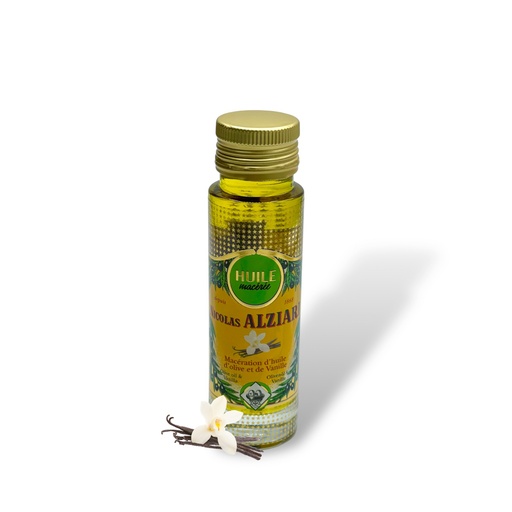 [4938] 100ml bottle Vanilla infused olive oil - Alziari