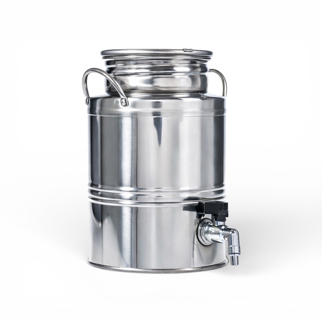 5L Edelstahl Kanister für Olivenöl (leer)