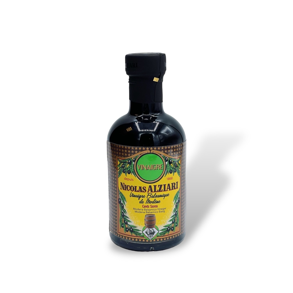 Vinaigre Balsamique cuvée Silver 200 ml - Alziari