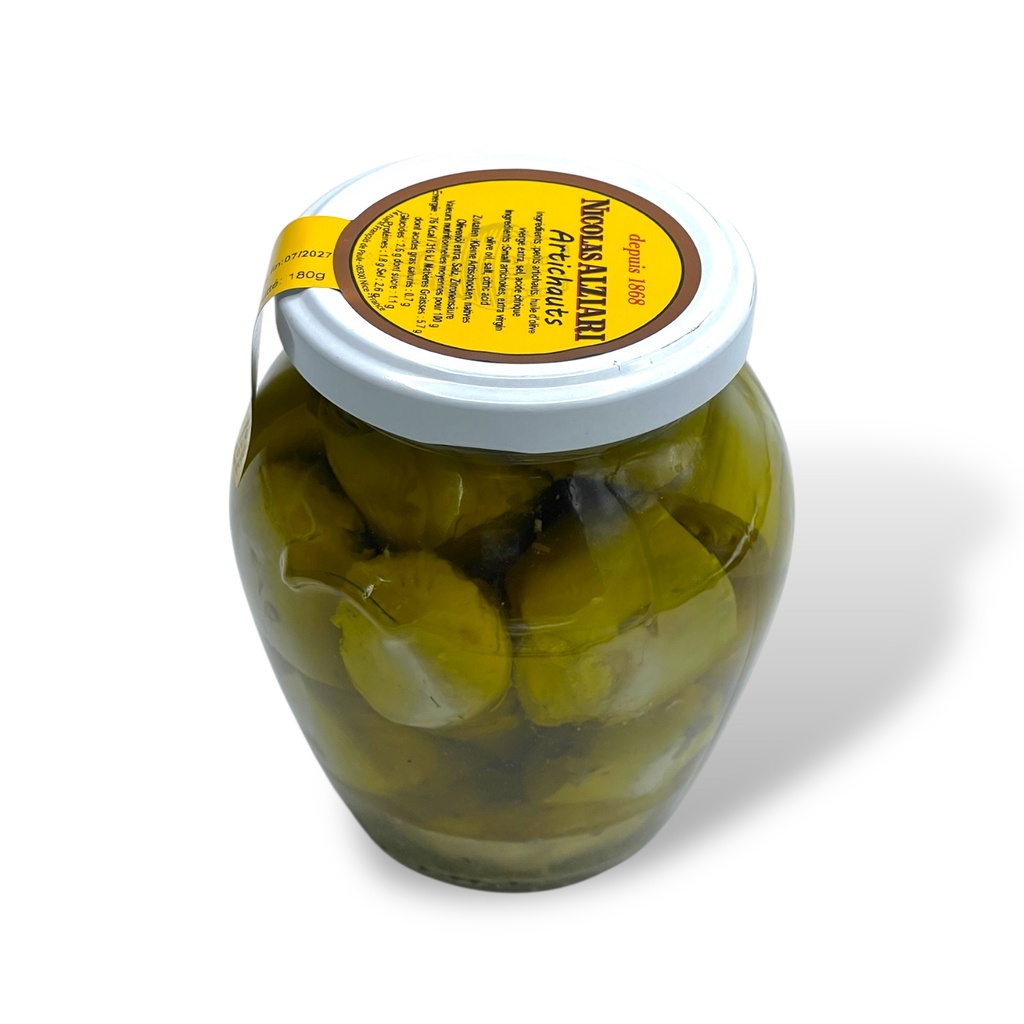 artichauts à  l'huile 280gr - alziari