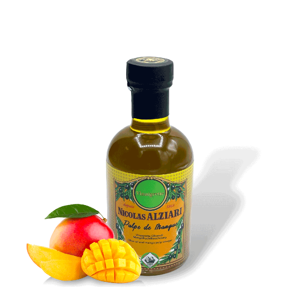 200ml bottle Mango pulp vinaigrette - Alziari