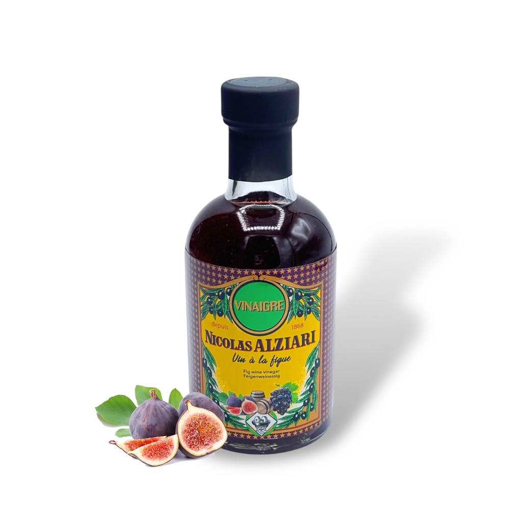 Vinaigre de vin rouge à la Figue 200 ml - Alziari