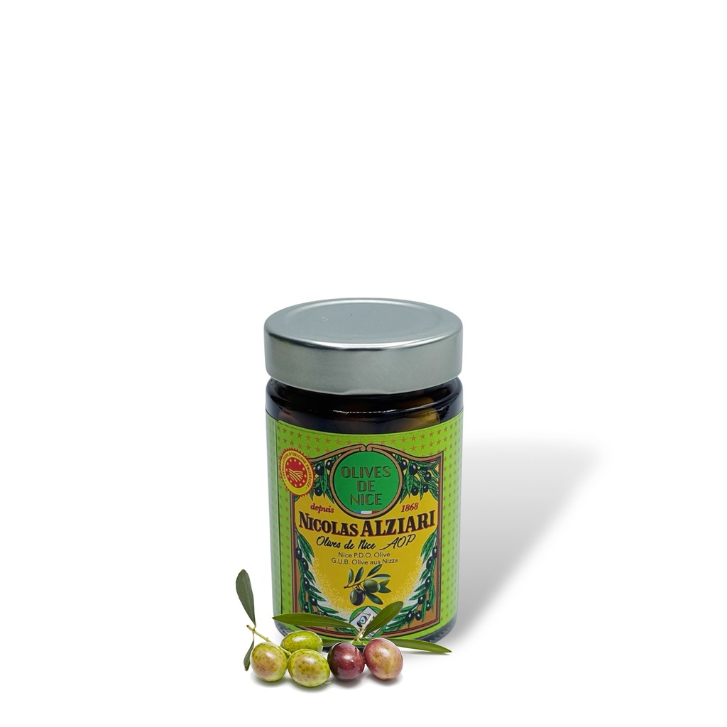 Olives de Nice AOP 125 g (Pot) - Alziari