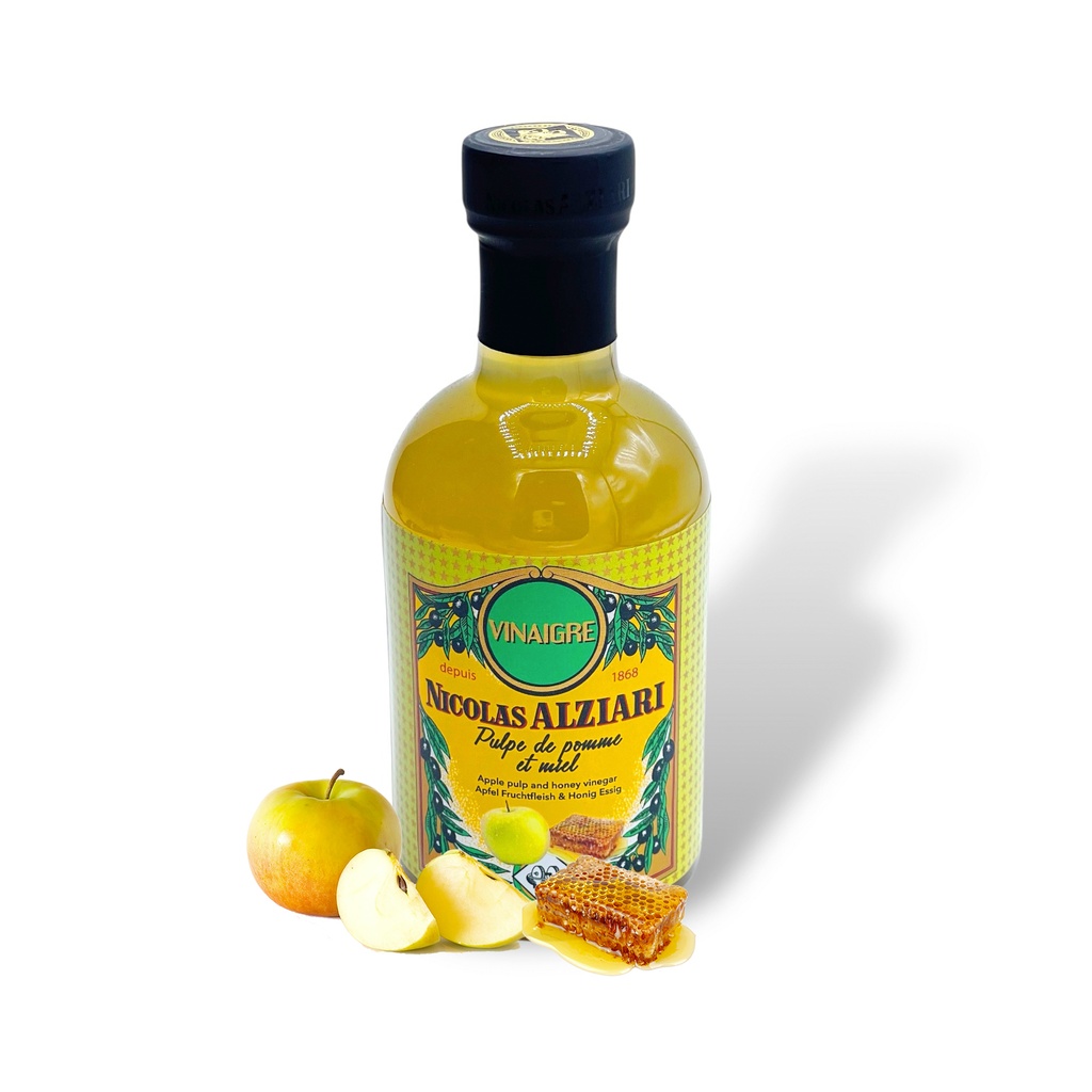 200ml Flasche Apfel Fruchtfleisch & Honig - Essig