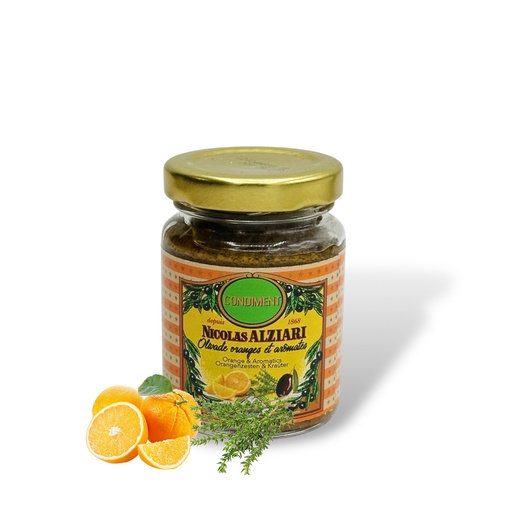 [1445] 80g of Olivade with orange and aromatics - Alziari