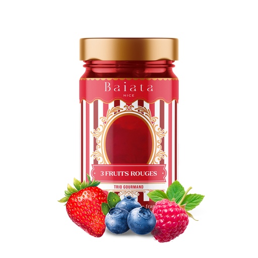 [5485] Fruchtkonfekt „3 rote Beeren“ 230 g – Baiata