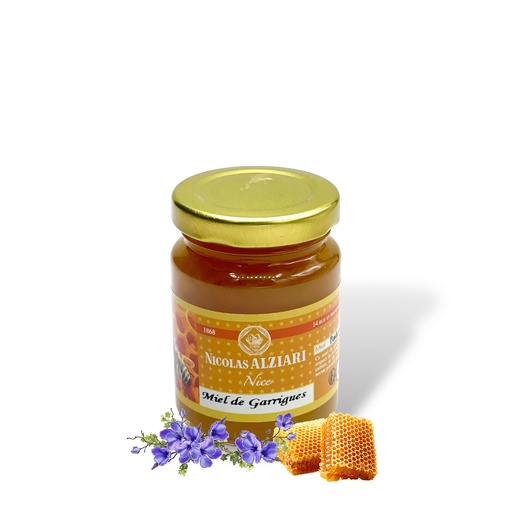 [4010] Miel de GARRIGUES de France 125 gr - Alziari